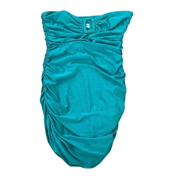 Superdown Green Front Cut-out Hollie Strapless Mini Dress Size XL - Picture 3 of 11